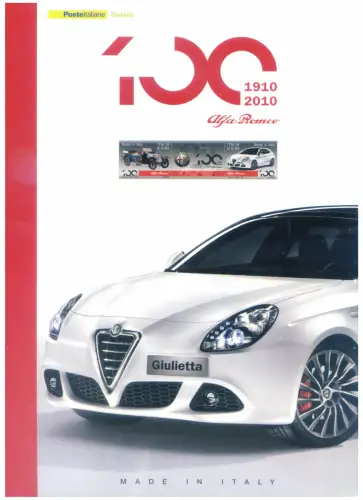 Italienische Republik. Automobili Alfa Romeo 2010. Ordner.