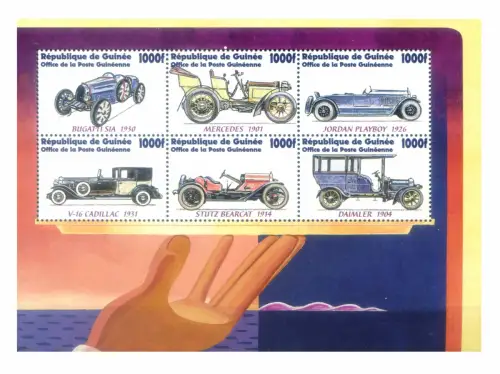 Guinea. Oldtimer 2002. 2 Miniblätter.