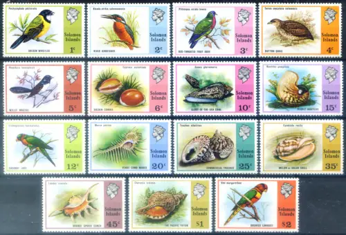 Isole Salomon. Definitiv. Fauna 1976.