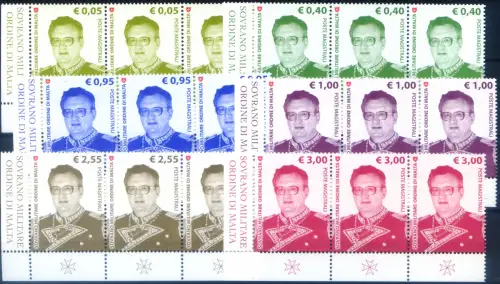 SMOM. Gran Maestro Fra' Matthew Festing 2016. Streifen von 3.