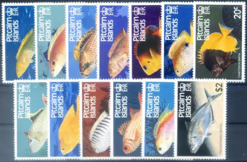 Pitcairn. Definitiv. Fauna. Fische 1984.