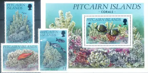 Pitcairn. Riff 1994. Serie + Zettel.
