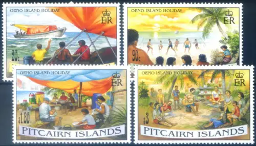 Pitcairn. Fest der Insel Oeno 1995.