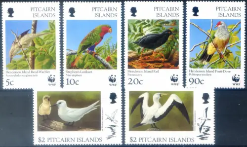 Pitcairn. Fauna. Vögel 1996.