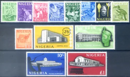 Nigeria. Definitiv. Malerei 1961.