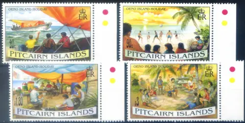 Pitcairn. Fest der Insel Oeno 1995.