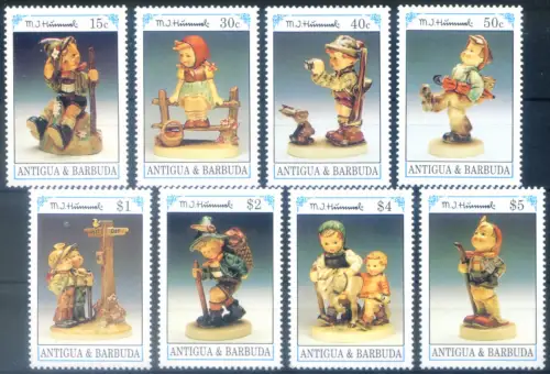 Antigua und Barbuda. Porzellanfiguren 1993.