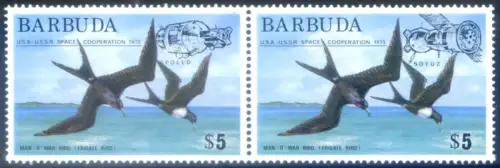 Barbuda. Astronautica 1975. überdruckt.