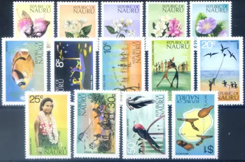 Nauru. Definitiv. Malerei 1973.