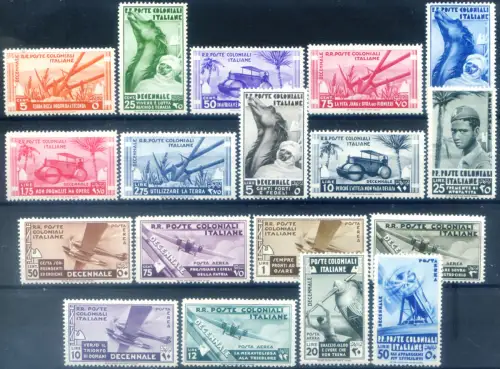 Kolonie. Allgemeine Emissionen. Malerei 1933.