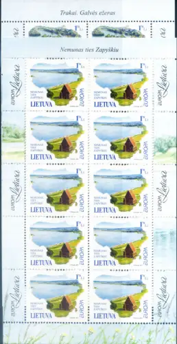 Europa 2001. 2 Miniblätter.