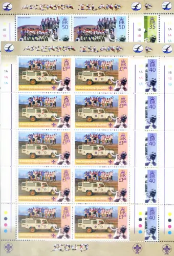 Scout 2007. 4 Miniblätter.