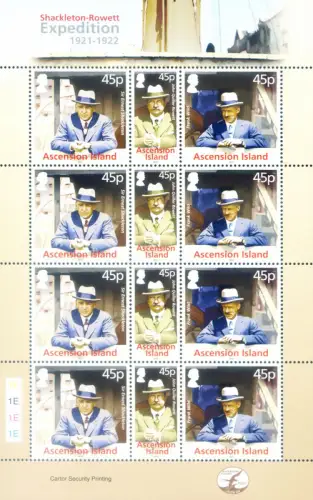 Shackleton-Rowett Versand 2012. 2 Miniblätter.