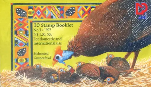 Namibia. Fauna. Pharaonenhuhn 1997. Libretto.