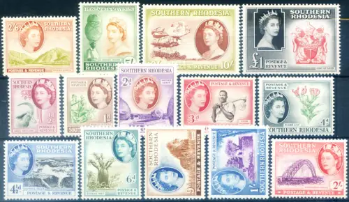 Südrhodesien. Definitiv. Malerei 1953.
