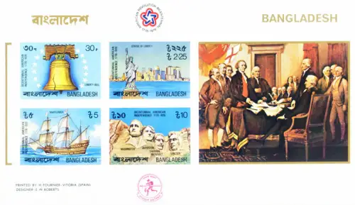 Unabhängigkeit der USA 1976.