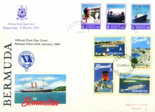 Kompletter Jahrgang FDC 1994.