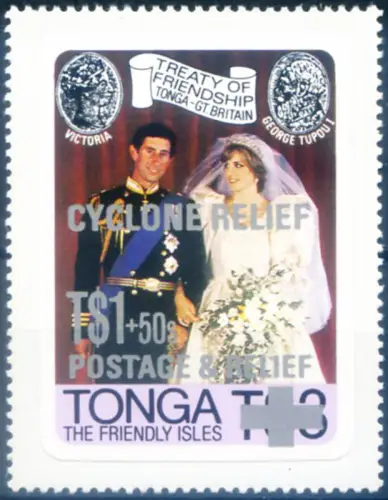 Hilfe für Tornadoopfer 1982.