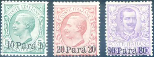 Büros im Ausland. Albanien 1907-1909. Linguellati.