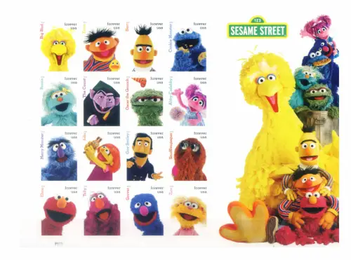 USA. Comics. Sesamstraße 2019. Blatt.