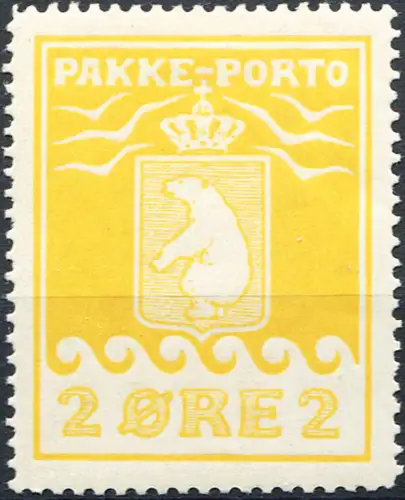 Postpakete 1916. Dent. 11,75. Linguellato.