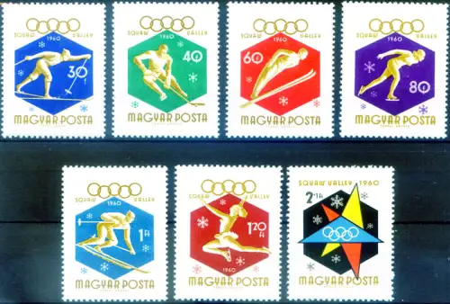 Sport. Olympische Spiele Squaw Valley 1960.