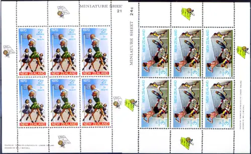 Pro Kindheit. Basketball und Fußball 1970.