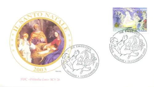 Weihnachten 2003. FDC.