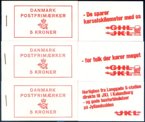 Schiffslinien. 3 verschiedene Hüllen 1967.