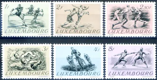 Sport. Olympische Spiele und Radsport 1952.