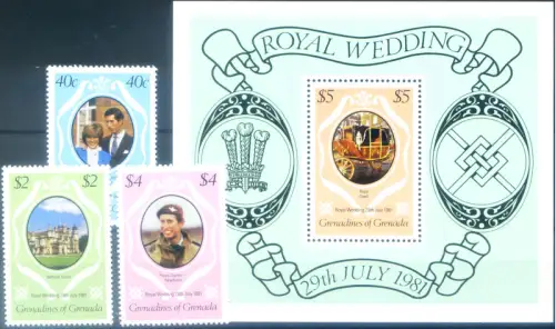 Grenadinen. Königsfamilie 1981.
