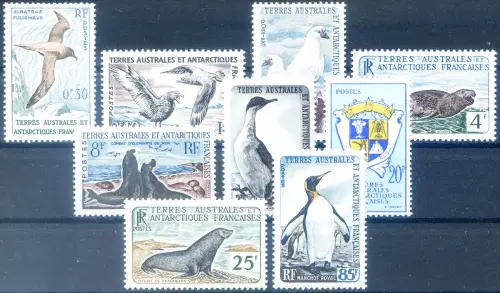 T.A.A.F. Definitiv. Fauna und Wappen 1959-1962.