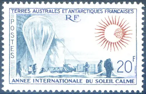 T.A.A.F. Internationales Jahr der 'ruhigen Sonne' 1963.