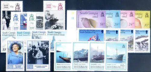 Südgeorgien. Kompletter Jahrgang 1988-1990.