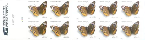 Fauna. Schmetterling 2006. Kleinbogen vom Typ Booklet.