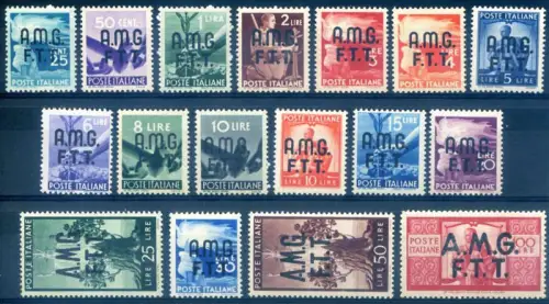 Triest Zone A. Democratica 1947-1948.