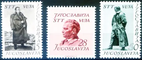 Triest Zone B. 60. Geburtstag von Titus 1952.