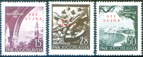 Triest Zone B. Tag der Marine 1952.