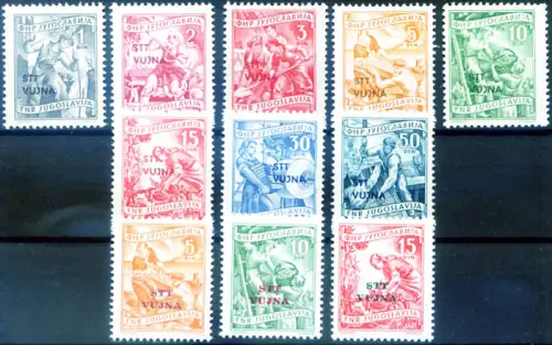 Triest Zone B. Wirtschaft 1953.