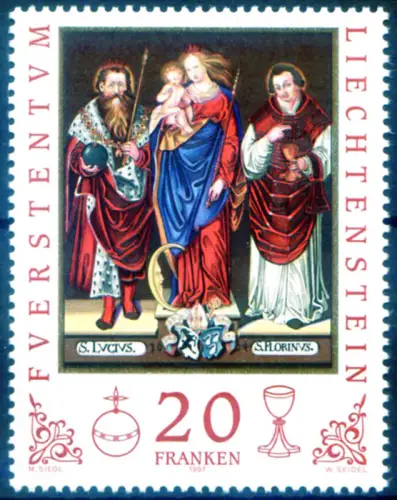 Liechtenstein. Definitiv. Patroninnen 1997.