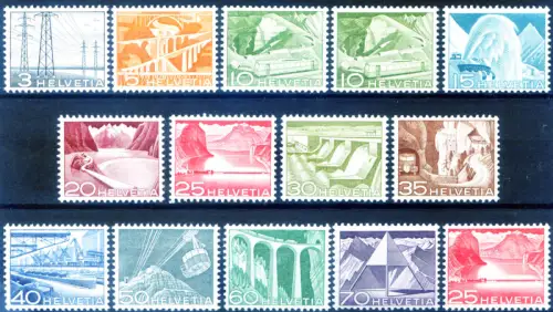 Schweiz. Definitiv. Technik und Landschaft 1949.