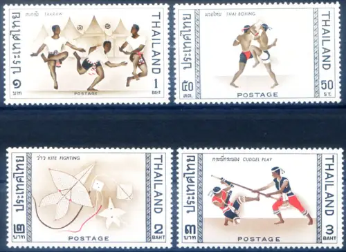 Thailand. Traditioneller Sport 1966.