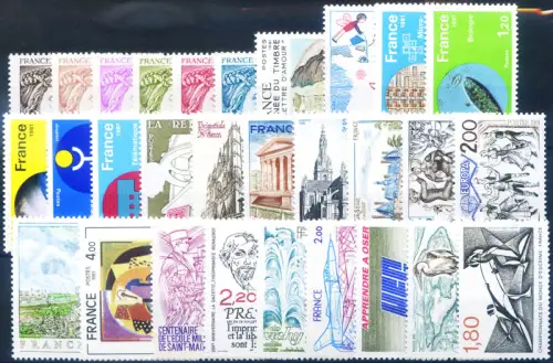 Frankreich. Kompletter Jahrgang 1981.