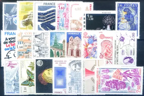 Frankreich. Kompletter Jahrgang 1980.
