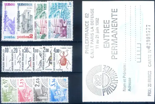 Frankreich. Kompletter Jahrgang 1982.