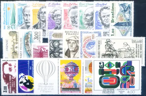 Frankreich. Kompletter Jahrgang 1983.