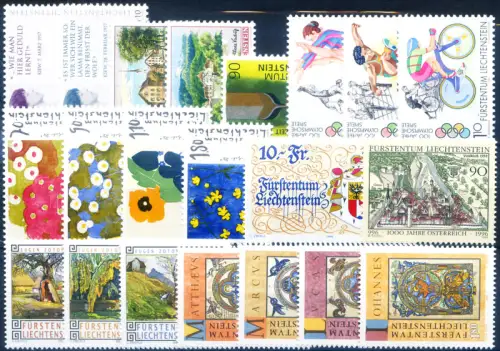 Liechtenstein. Kompletter Jahrgang 1996.
