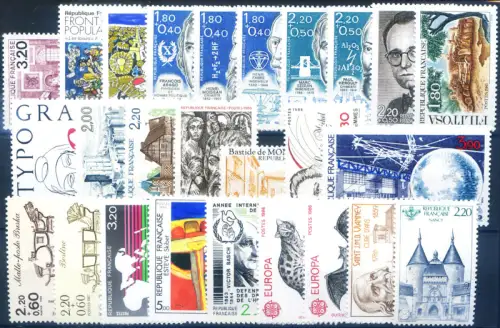 Frankreich. Kompletter Jahrgang 1986.