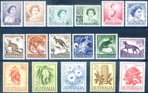 Australien. Definitiv 1959-1962.