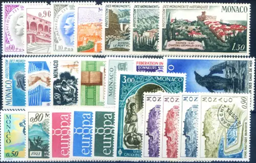 Monaco. Kompletter Jahrgang 1971.